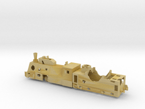 1/144 amored Russian locomotive (exploded) in Tan Fine Detail Plastic