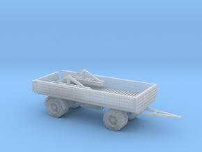 1/144 Italian tank transport trailer in Clear Ultra Fine Detail Plastic