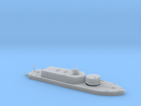 1/144 ORP Zuchwała river gun boat in Clear Ultra Fine Detail Plastic