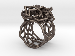tangle in Polished Bronzed Silver Steel