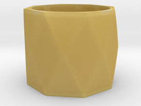 napkin ring in Tan Fine Detail Plastic