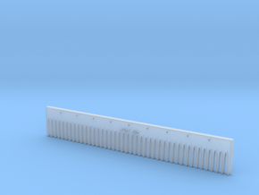 Comb Ruler in Clear Ultra Fine Detail Plastic