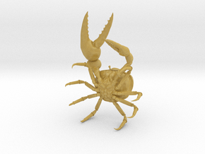 Fiddler Crab - Small in Tan Fine Detail Plastic