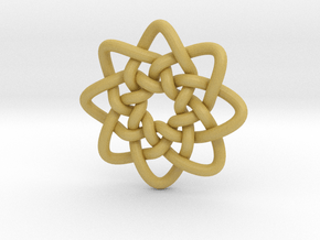 Celtic Knots 05 in Tan Fine Detail Plastic