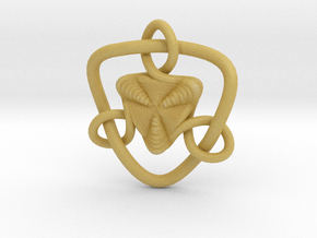 Celtic Knots 09 in Tan Fine Detail Plastic