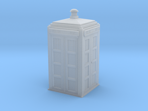 Dr Who's TARDIS (5 cm) in Clear Ultra Fine Detail Plastic