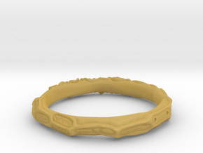 test ring in Tan Fine Detail Plastic