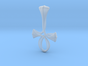 Ankh - large in Clear Ultra Fine Detail Plastic