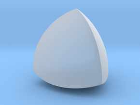 Meissner tetrahedron - Type 1 in Clear Ultra Fine Detail Plastic