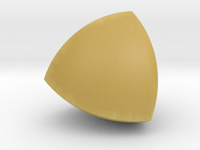 Meissner tetrahedron - Type 2 in Tan Fine Detail Plastic