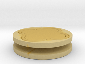 vortex buttons round in Tan Fine Detail Plastic
