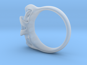 Arc Ring in Clear Ultra Fine Detail Plastic