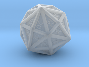 d48 - Disdyakis Dodecahedron in Clear Ultra Fine Detail Plastic