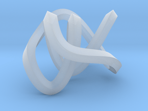 small mobius figure 8 knot in Clear Ultra Fine Detail Plastic