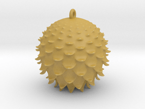 Thistle Ball in Tan Fine Detail Plastic
