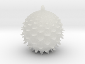 Thistle Ball in Clear Ultra Fine Detail Plastic