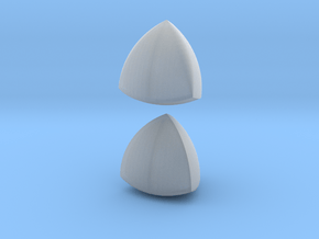 Meissner Tetrahedra in Clear Ultra Fine Detail Plastic