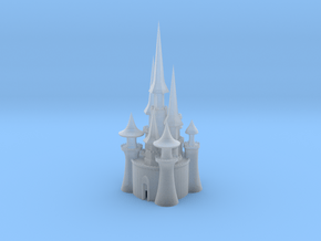 castle 4 in Clear Ultra Fine Detail Plastic