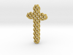 Celtic Knots 06 (small) in Tan Fine Detail Plastic