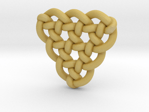 Celtic Knots 10 (small) in Tan Fine Detail Plastic