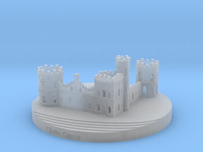 Clytha Castle in Clear Ultra Fine Detail Plastic