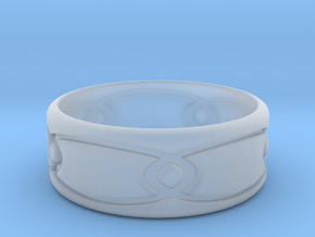 Ring ellipse in Clear Ultra Fine Detail Plastic