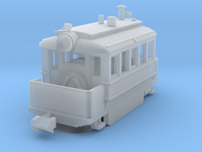 1001-2 Baldwin Steam Tram (Type A) 1:148 in Clear Ultra Fine Detail Plastic