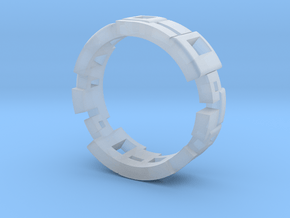 Box ring in Clear Ultra Fine Detail Plastic