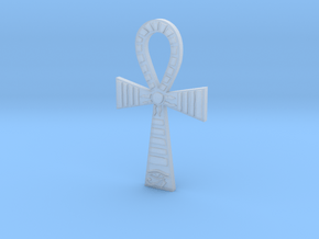Egyptian Ankh Pendant in Clear Ultra Fine Detail Plastic