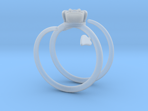 rose ring in Clear Ultra Fine Detail Plastic
