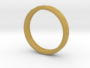 Broken ring in Tan Fine Detail Plastic