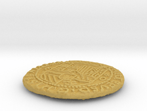 Uncharted: Spanish Gold Coin in Tan Fine Detail Plastic