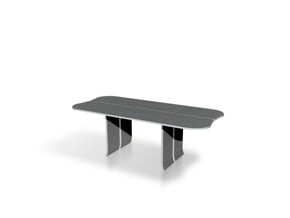 AV Table in Clear Ultra Fine Detail Plastic