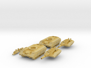 TRO3063 - Churchill mk. XX (x2) in Tan Fine Detail Plastic