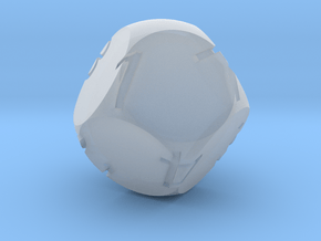 Alt D8 Sphere Dice in Clear Ultra Fine Detail Plastic