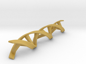 DNA double helix in Tan Fine Detail Plastic