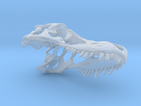 Tyrannosaurus Skull Keychain  in Clear Ultra Fine Detail Plastic
