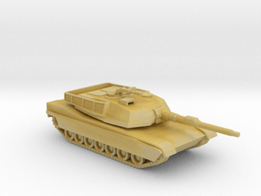 Abrams Tank in Tan Fine Detail Plastic