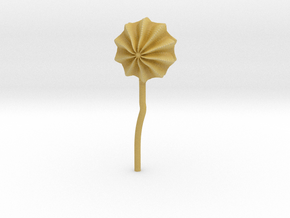 flower01 in Tan Fine Detail Plastic