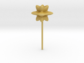 flower03 in Tan Fine Detail Plastic