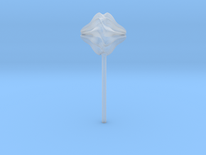 flower07 in Clear Ultra Fine Detail Plastic