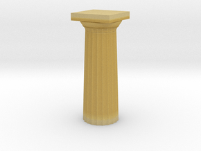 Parthenon Column Top (Hollow) 1:100 in Tan Fine Detail Plastic