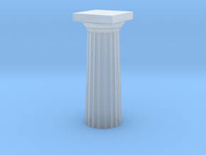 Parthenon Column Top (Hollow) 1:100 in Clear Ultra Fine Detail Plastic