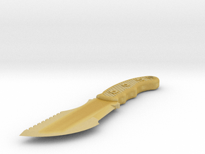 1:6 Scale Tracker Knife in Tan Fine Detail Plastic