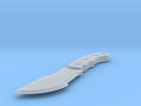 1:6 Scale Tracker Knife in Clear Ultra Fine Detail Plastic