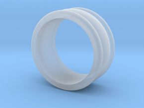 Arc Ring in Clear Ultra Fine Detail Plastic