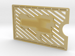 Card Wallet - Cat in Tan Fine Detail Plastic