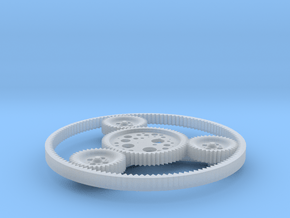 Orbit Gears in Clear Ultra Fine Detail Plastic