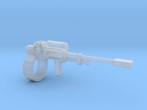 1:18 rail gun in Clear Ultra Fine Detail Plastic