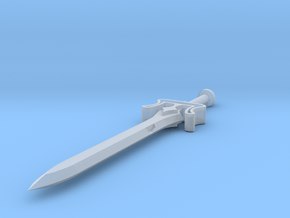 1:18 simple power sword in Clear Ultra Fine Detail Plastic